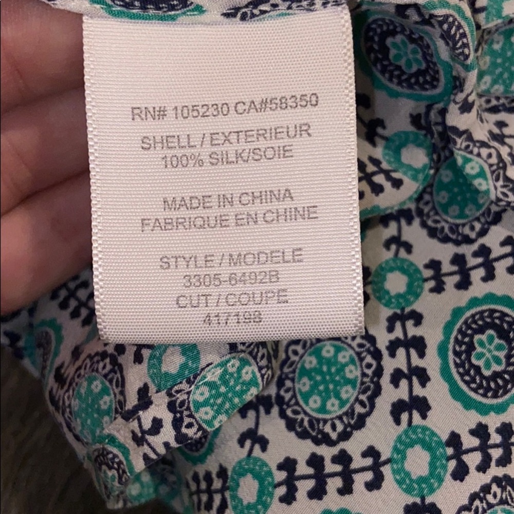 Joie 100% Silk Patterned Drawstring Shorts!!! - image 5